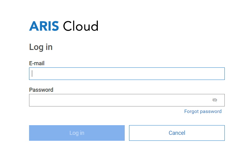 ARIS Cloud login