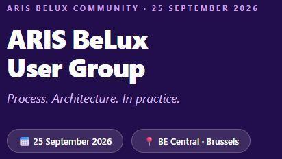 ARIS BeLux user group - 25 September 2026